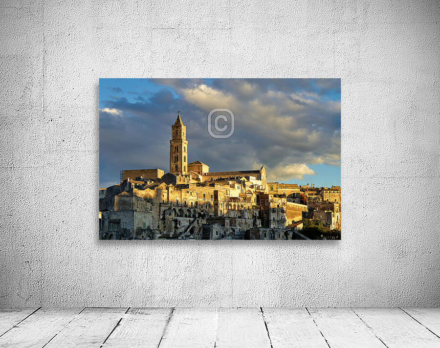Matera Basilicata Italy. Cityscape. I sassi di Matera Wall Preview