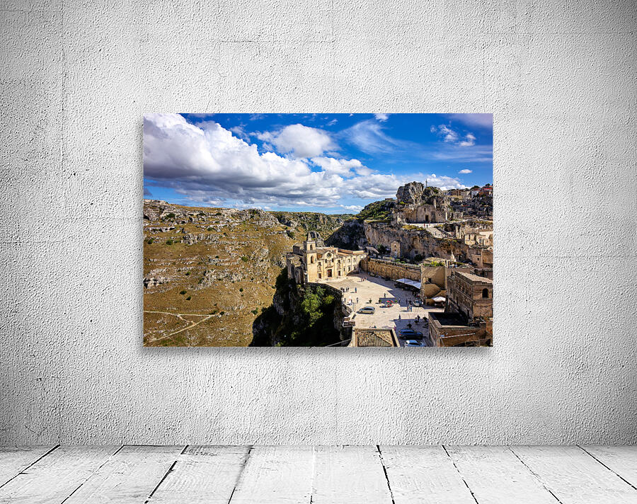 Matera Basilicata Italy. Saint Peter Caveoso Church Wall Preview