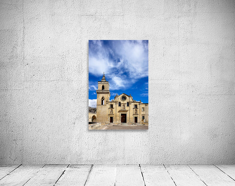 Matera Basilicata Italy. Saint Peter Caveoso Church Wall Preview