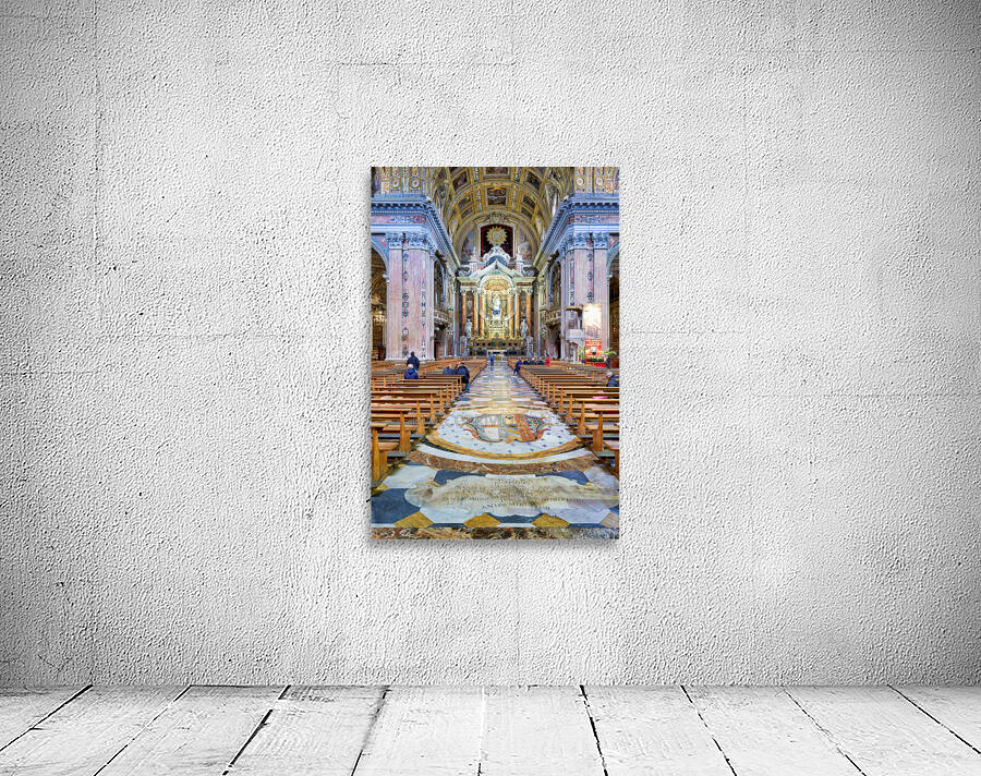 Gesu Nuovo New Jesus is the name of a baroque church in Naples Campania Italy. Wall Preview