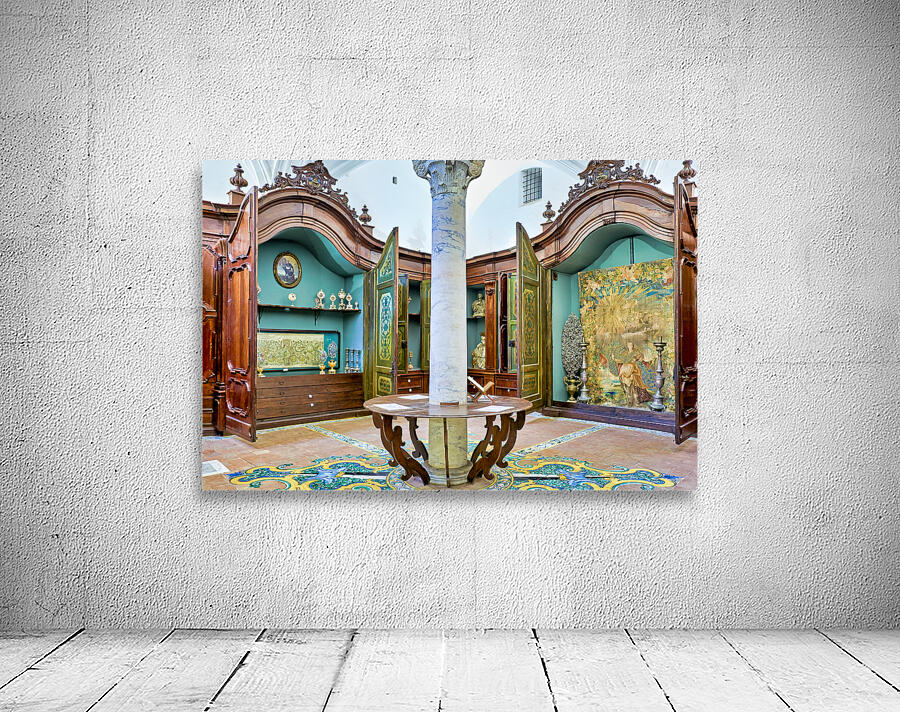 Naples Campania Italy. The Sacred Relics Chamber the “Treasure Chamber” in San Domenico Maggiore a Gothic Roman Catholic church and monastery Wall Preview