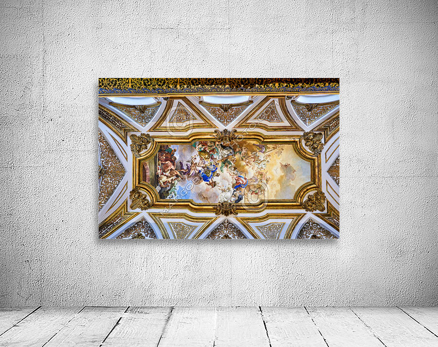 Naples Campania Italy. The Sacred Relics Chamber the “Treasure Chamber” in San Domenico Maggiore a Gothic Roman Catholic church and monastery Wall Preview