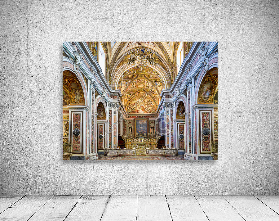 Naples Campania Italy. The Certosa di San Martino Charterhouse of St. Martin is a former monastery complex now a museum Wall Preview