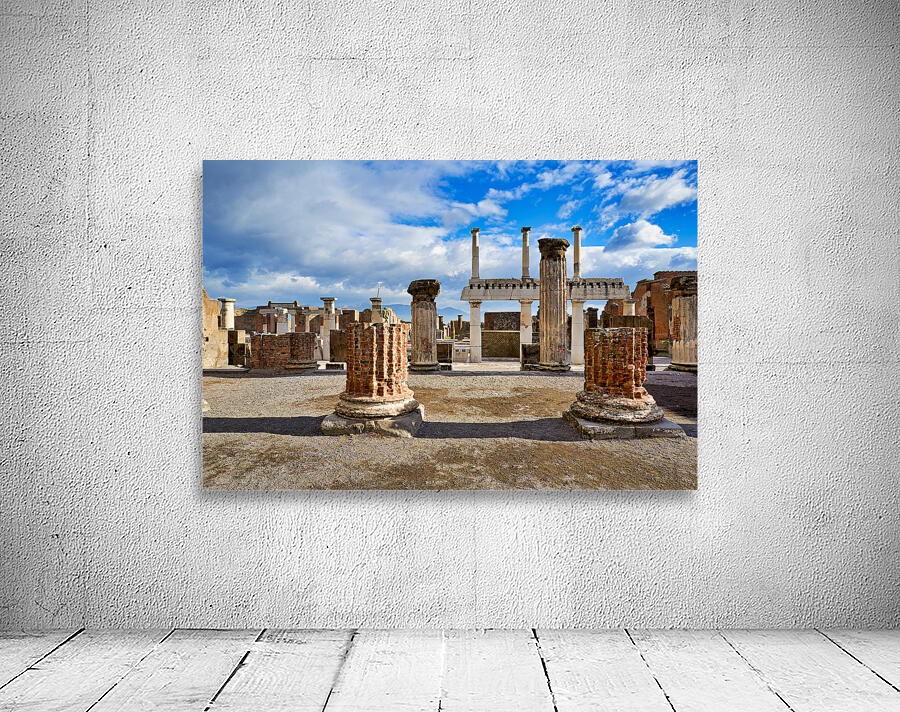 Naples Campania Italy. Pompeii was an ancient Roman city Wall Preview