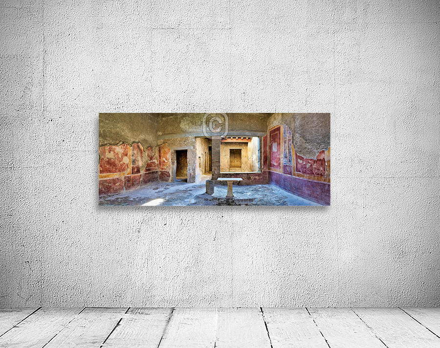 Naples Campania Italy. Pompeii was an ancient Roman city Wall Preview