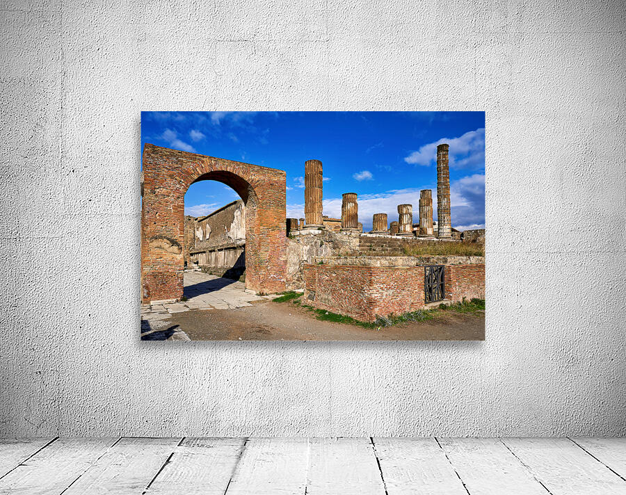 Naples Campania Italy. Pompeii was an ancient Roman city Wall Preview