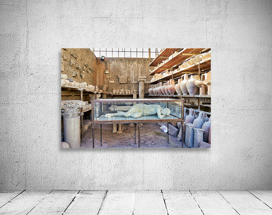 Naples Campania Italy. Pompeii was an ancient Roman city Wall Preview