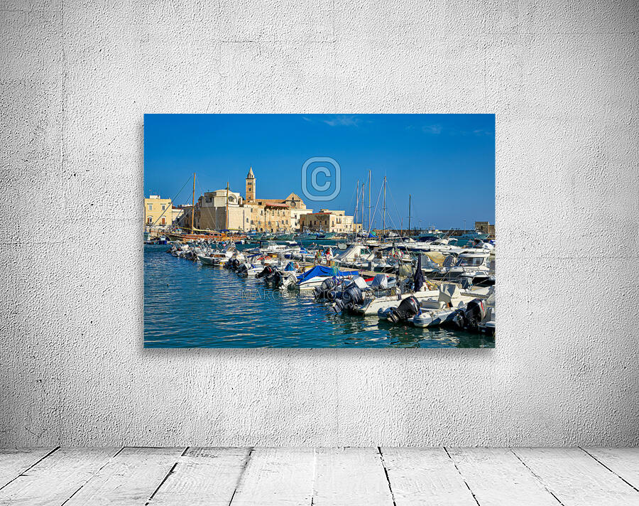 Apulia Puglia Italy. Trani. The seaport Wall Preview