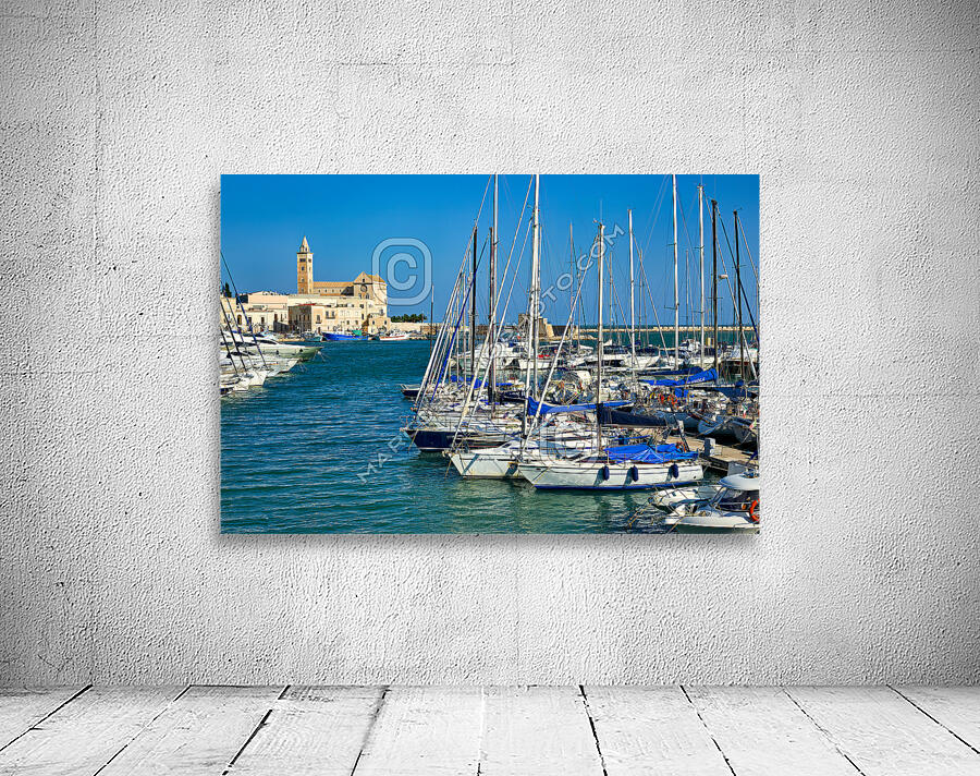 Apulia Puglia Italy. Trani. The seaport Wall Preview