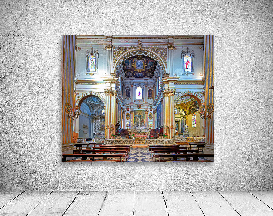 Apulia Puglia Salento Italy. Lecce. Cathedral Maria Santissima Assunta and Saint Orontius Wall Preview