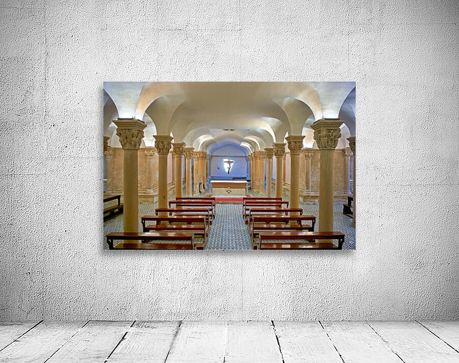 Apulia Puglia Salento Italy. Lecce. Cathedral Maria Santissima Assunta and Saint Orontius. The crypt Wall Preview