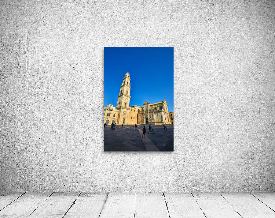 Apulia Puglia Salento Italy. Lecce. Cathedral Maria Santissima Assunta and Saint Orontius Wall Preview