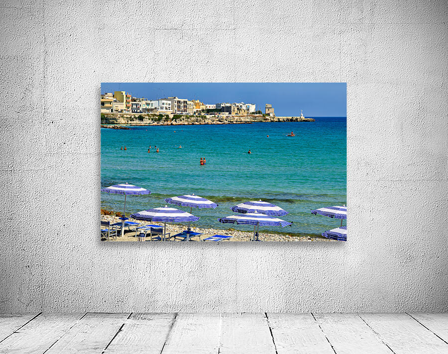 Apulia Puglia Salento. Italy. Otranto. The beach Wall Preview