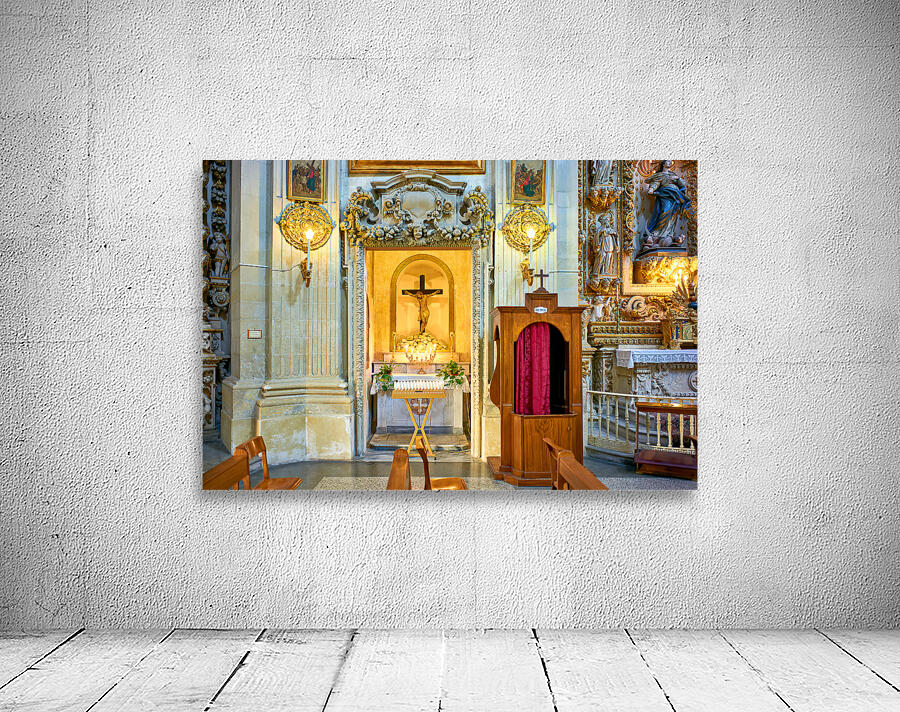 Apulia Puglia Salento Italy. Lecce. Santa Chiara church Wall Preview