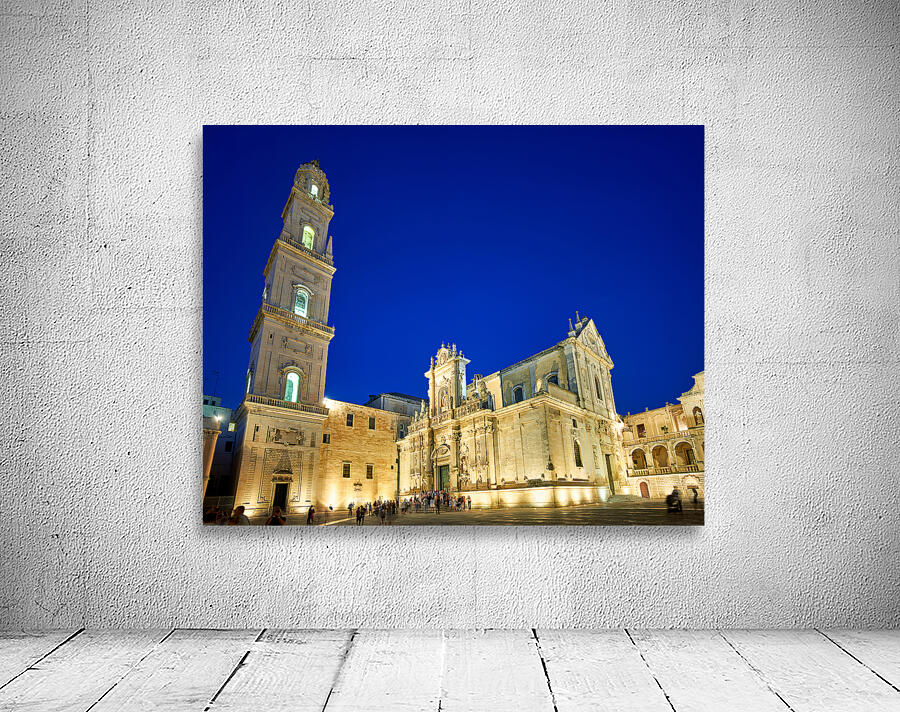 Apulia Puglia Salento Italy. Lecce. Cathedral Maria Santissima Assunta and Saint Orontius Wall Preview