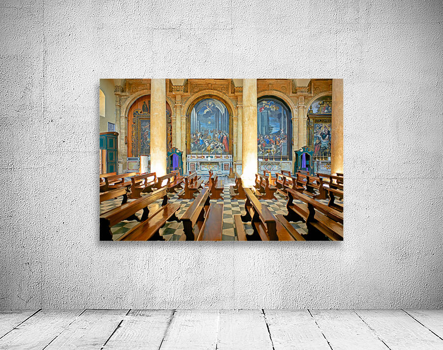 Salento. Apulia Puglia Italy. Gallipoli. The cathedral Wall Preview