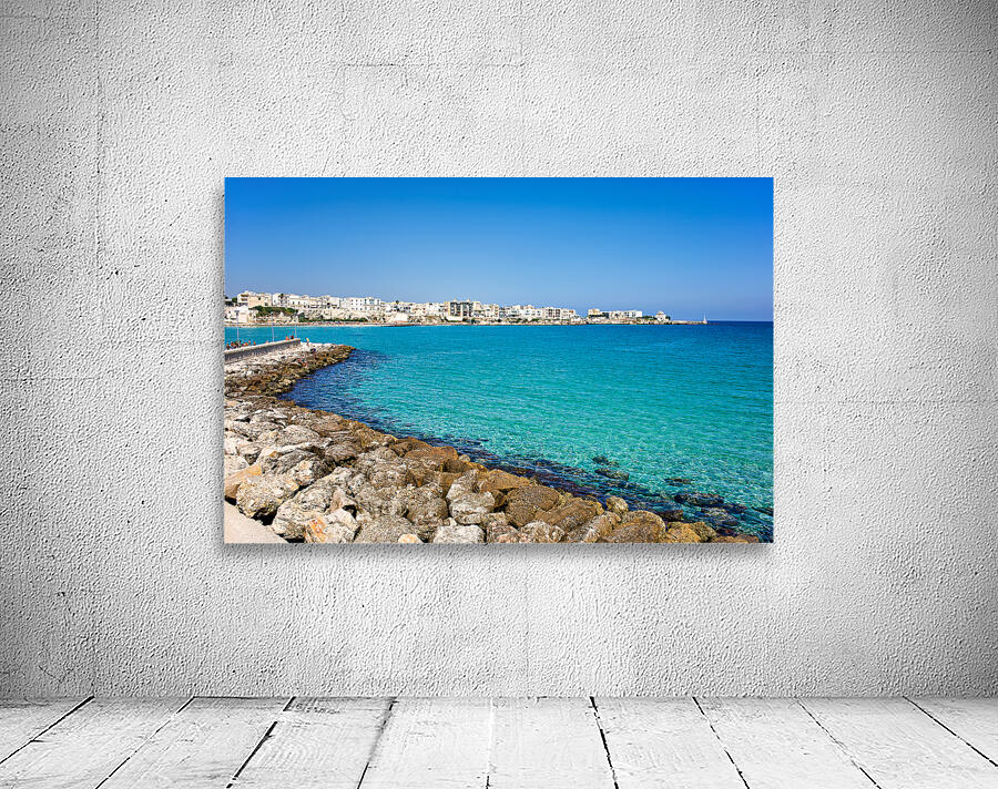 Apulia Puglia Salento. Italy. Otranto. The beach Wall Preview