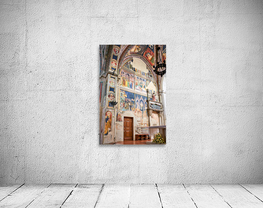 Salento. Apulia Puglia Italy. Galatina. Santa Caterina dAlessandria church. Frescoes by Francesco dArezzo Wall Preview