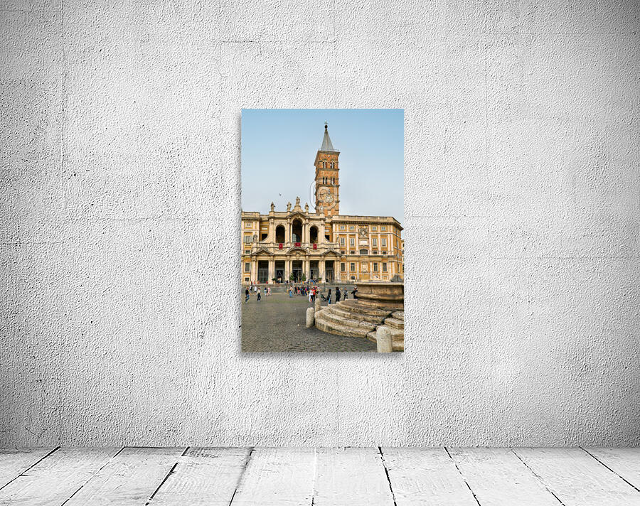 Rome Lazio Italy. The Basilica of Saint Mary Major Basilica Papale di Santa Maria Maggiore Wall Preview