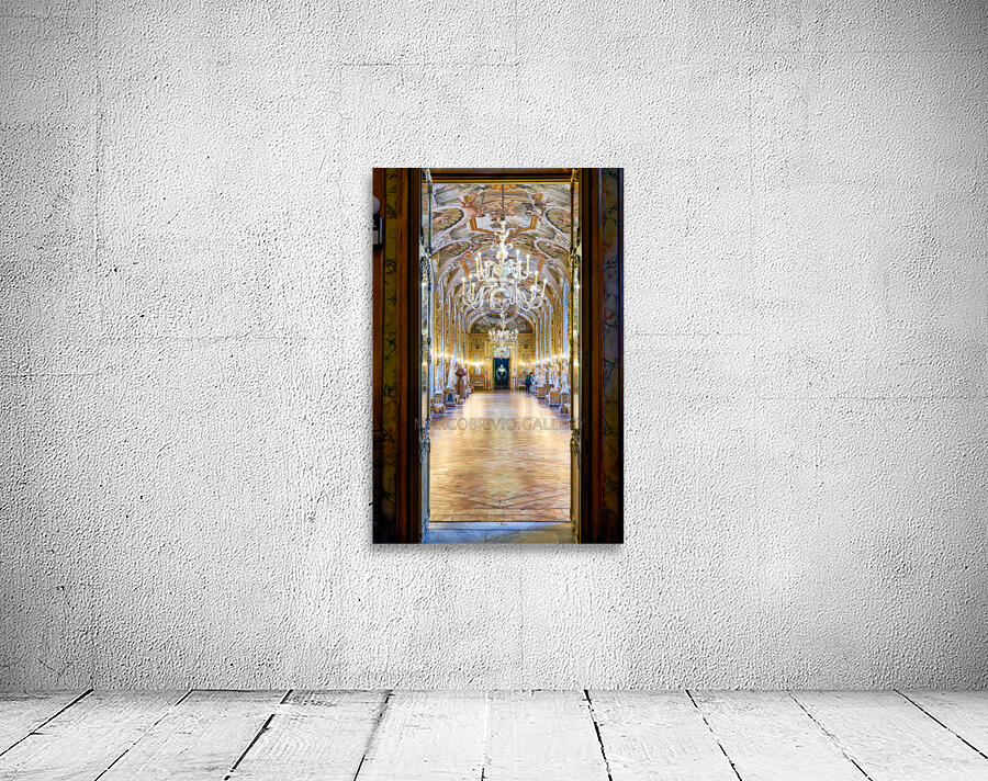 Rome Lazio Italy. The Doria Pamphilj Gallery is a large art collection housed in the Palazzo Doria Pamphilj. Galleria degli specchi mirrors gallery Wall Preview