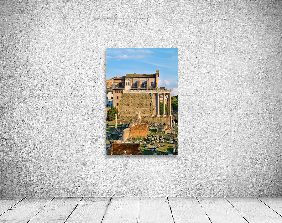 Rome Lazio Italy. The Roman Forum Wall Preview