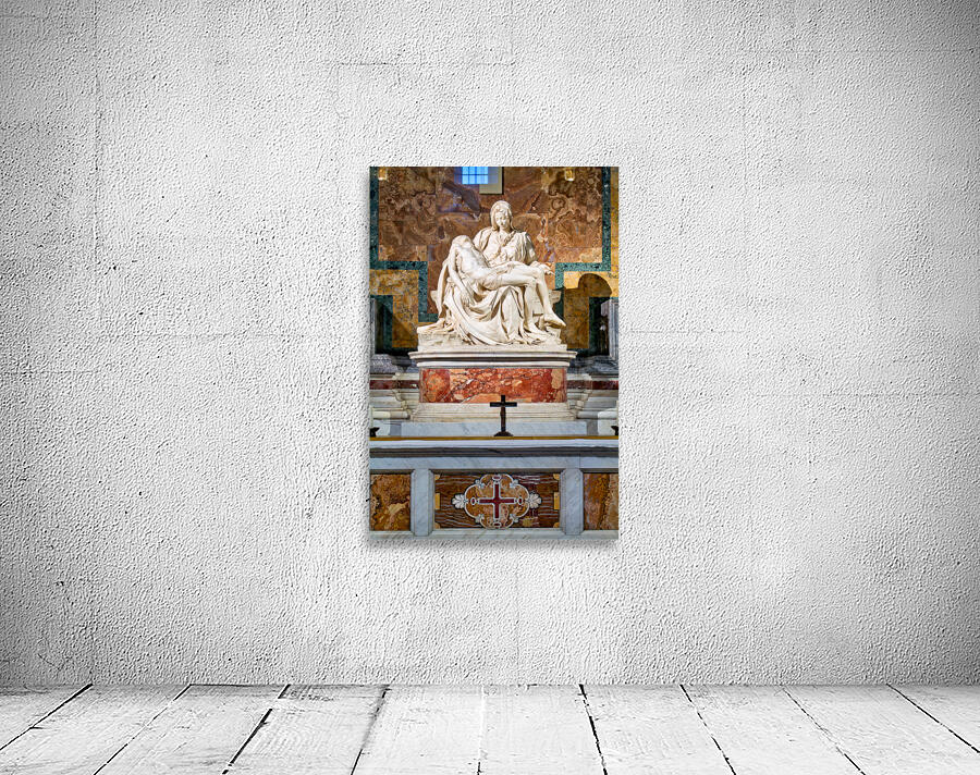 Rome Lazio Italy. Saint Peters Basilica in Saint Peters Square. The Pietà by Michelangelo Wall Preview