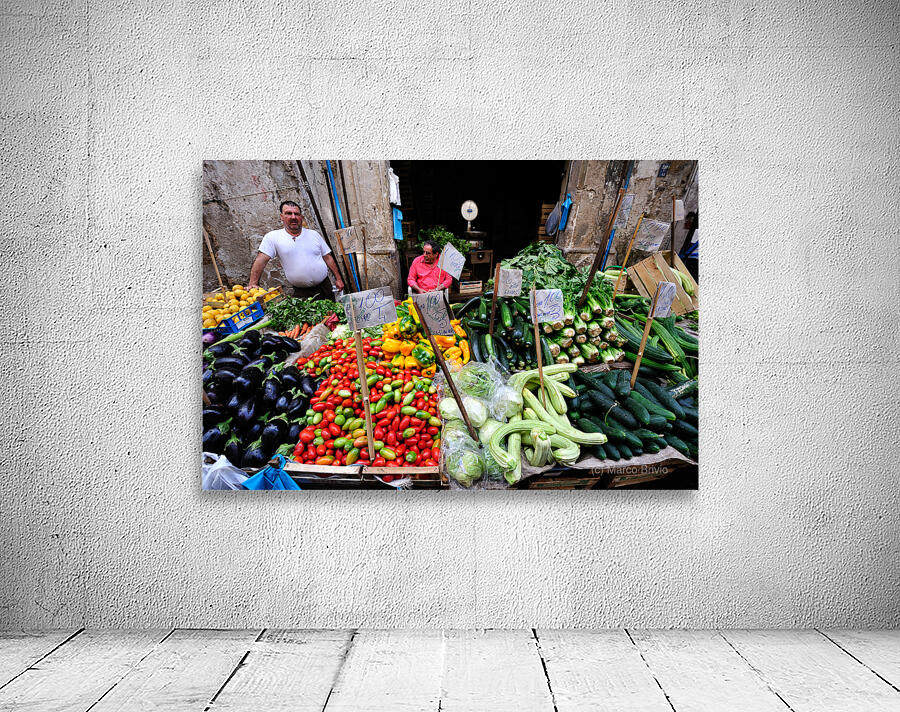 Palermo Sicily Italy. La Vucciria open air market Wall Preview