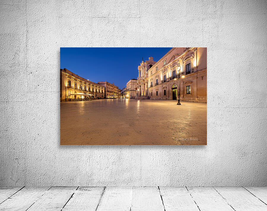 Syracuse Sicily Italy. The Cathedral of Syracuse in Ortygia Island Wall Preview