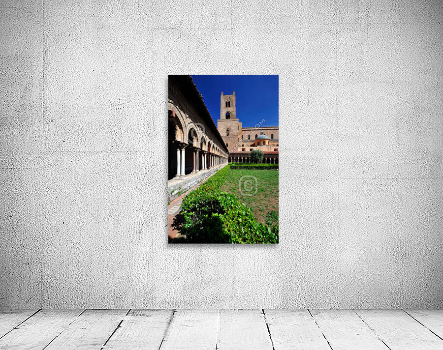 Palermo Sicily Italy. Duomo di Monreale. The cloister Wall Preview