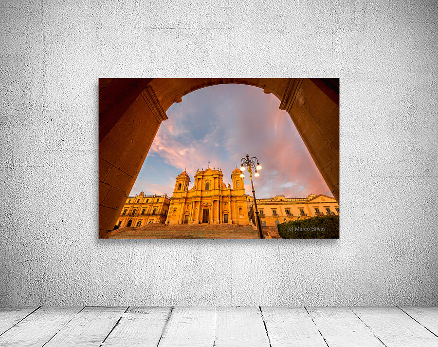 Noto Sicily Italy. The Cathedral Wall Preview