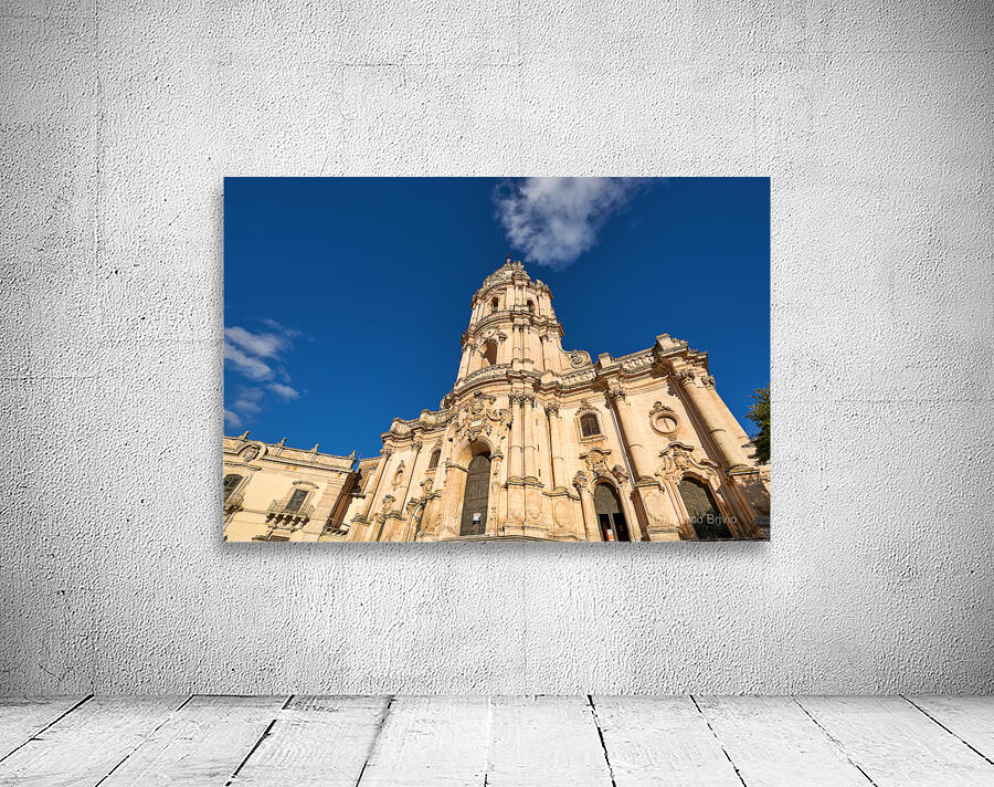 Duomo of San Giorgio Cathedral in Modica Sicily Italy Wall Preview