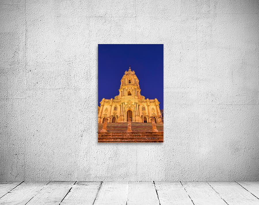Duomo of San Giorgio Cathedral in Modica Sicily Italy Wall Preview