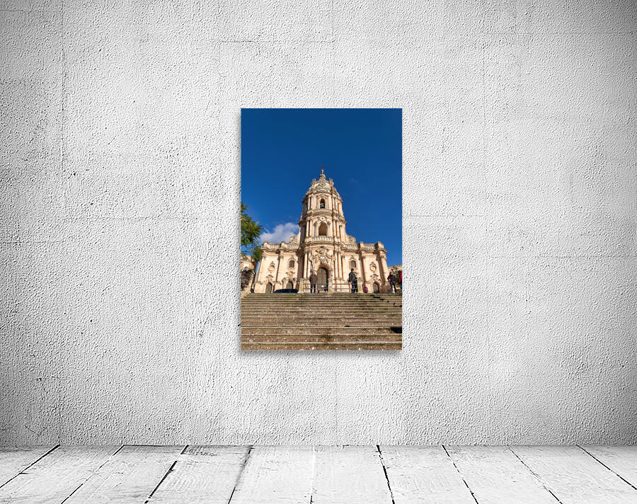 Duomo of San Giorgio Cathedral in Modica Sicily Italy Wall Preview