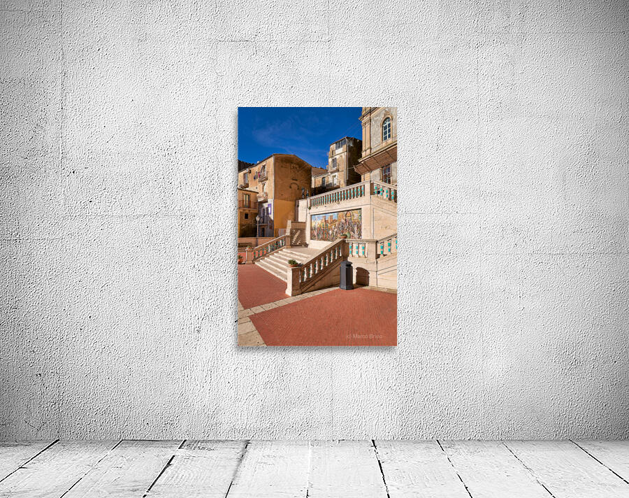 The famous ceramics in the streets of Caltagirone. Sicily Italy Wall Preview