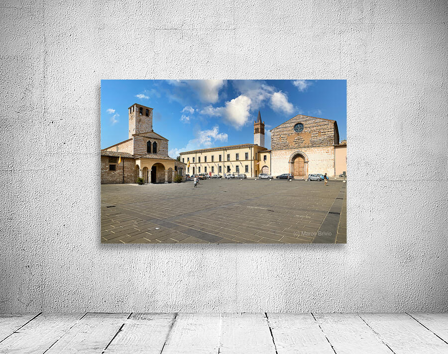 Foligno Umbria Italy. The church of Santa Maria Infraportas Wall Preview