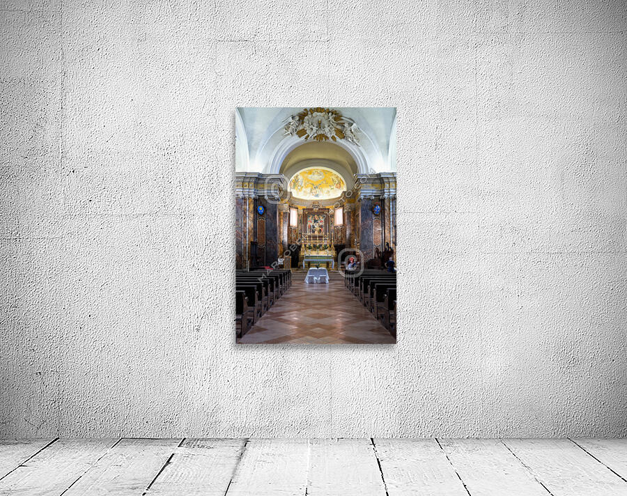 Città della Pieve Umbria Italy. The Cathedral of San Gervasio e Protasio Wall Preview