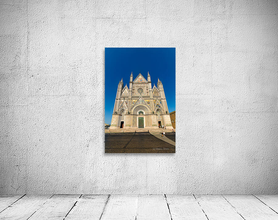 Orvieto Umbria Italy. The facade of the Cathedral Wall Preview