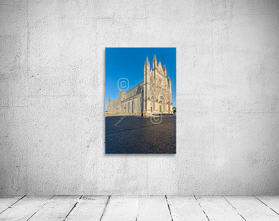 Orvieto Umbria Italy. The facade of the Cathedral Wall Preview