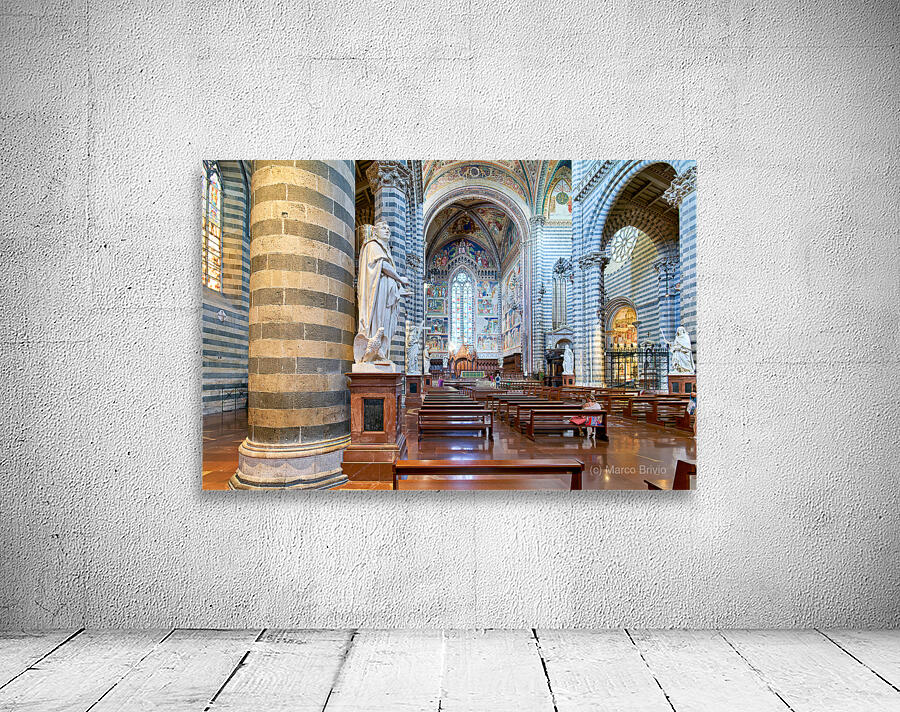 Orvieto Umbria Italy. The interior of the Cathedral Wall Preview