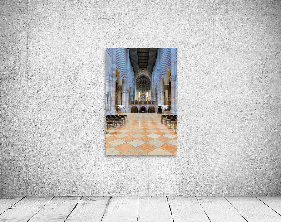 Verona Veneto Italy. The Basilica of San Zeno Wall Preview
