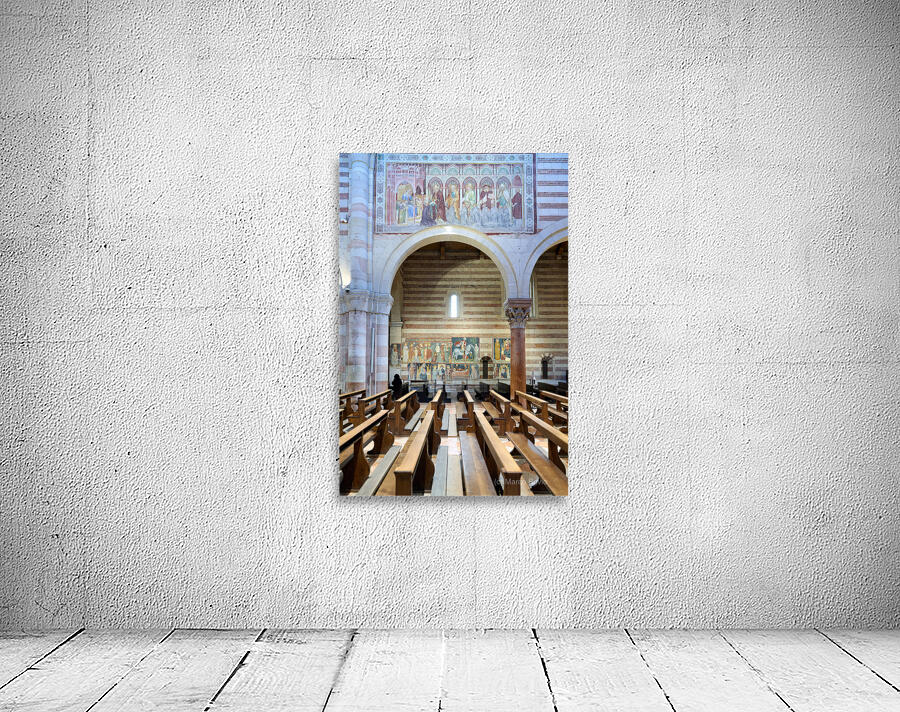 Verona Veneto Italy. The Basilica of San Zeno Wall Preview