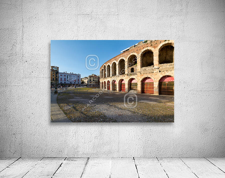Verona Veneto Italy. The Verona Arena - Roman Amphitheatre Wall Preview