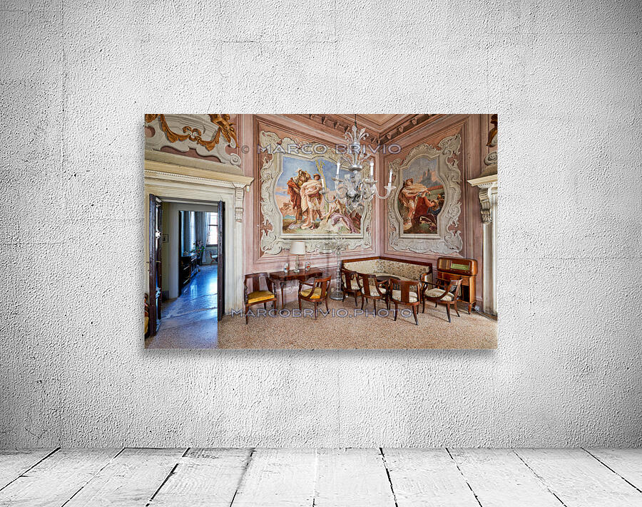 Vicenza Veneto Italy. The interiors of the Villa Valmarana ai Nani frescoed  by Giambattista and Giandomenico Tiepolo Wall Preview