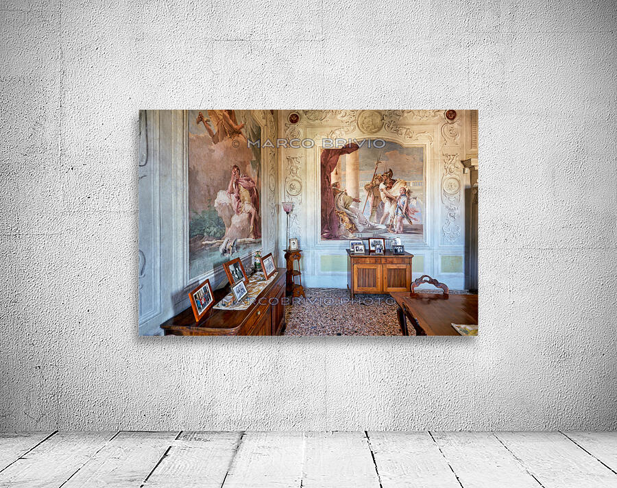 Vicenza Veneto Italy. The interiors of the Villa Valmarana ai Nani frescoed  by Giambattista and Giandomenico Tiepolo Wall Preview