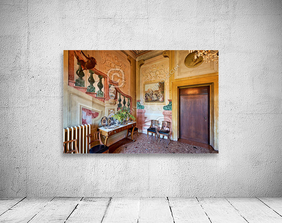 Vicenza Veneto Italy. The interiors of the Villa Valmarana ai Nani frescoed  by Giambattista and Giandomenico Tiepolo Wall Preview