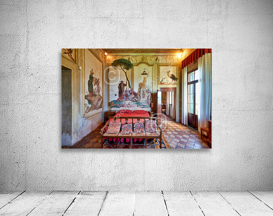 Vicenza Veneto Italy. The interiors of the Villa Valmarana ai Nani frescoed  by Giambattista and Giandomenico Tiepolo Wall Preview