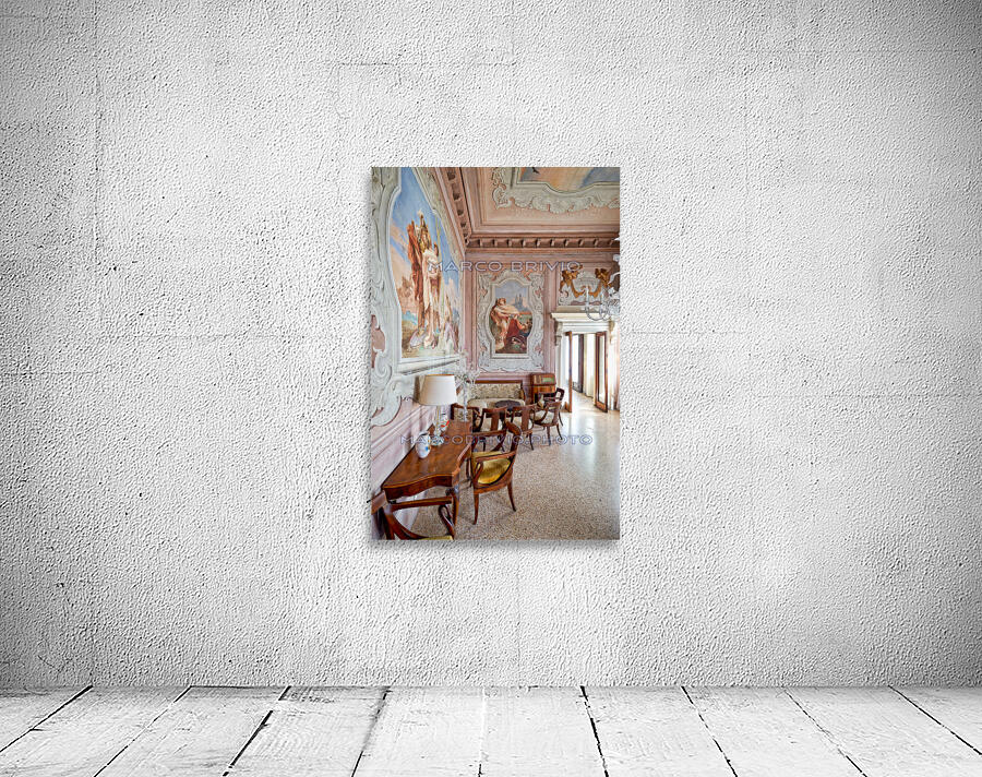 Vicenza Veneto Italy. The interiors of the Villa Valmarana ai Nani frescoed  by Giambattista and Giandomenico Tiepolo Wall Preview