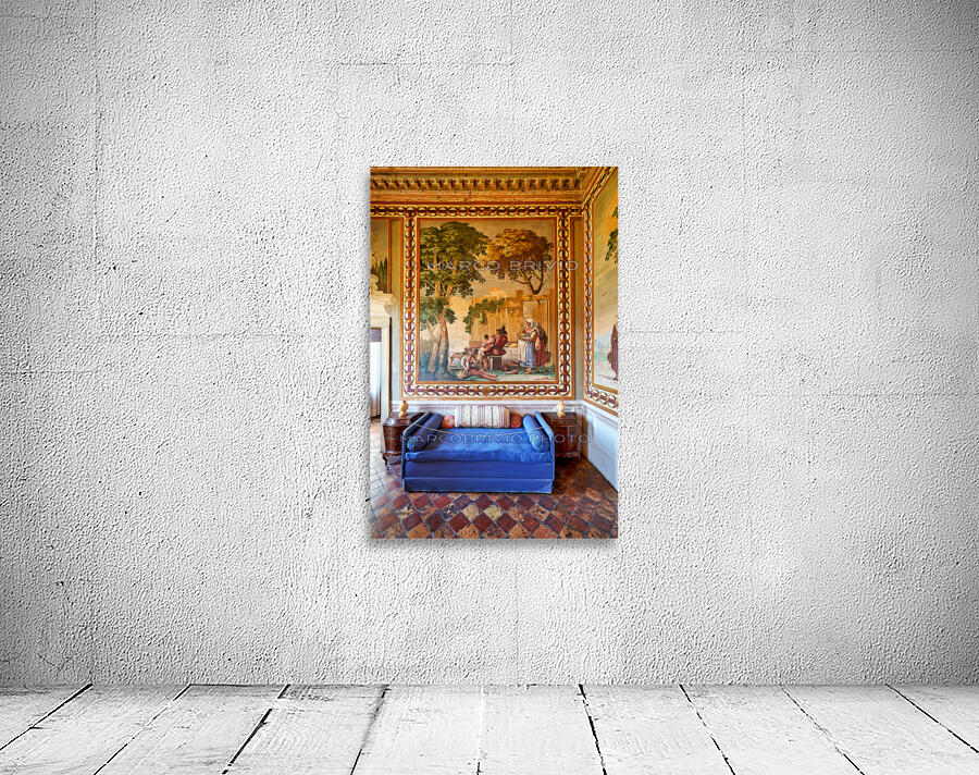 Vicenza Veneto Italy. The interiors of the Villa Valmarana ai Nani frescoed  by Giambattista and Giandomenico Tiepolo Wall Preview