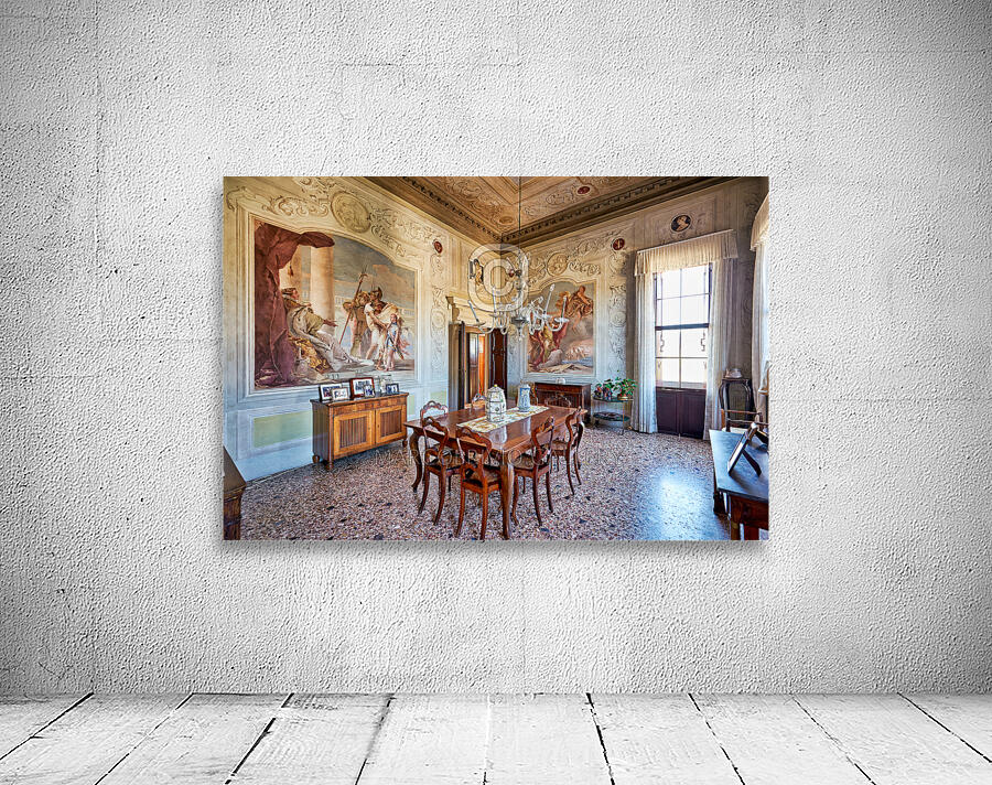 Vicenza Veneto Italy. The interiors of the Villa Valmarana ai Nani frescoed  by Giambattista and Giandomenico Tiepolo Wall Preview
