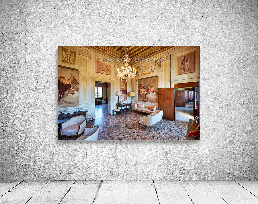 Vicenza Veneto Italy. The interiors of the Villa Valmarana ai Nani frescoed  by Giambattista and Giandomenico Tiepolo Wall Preview